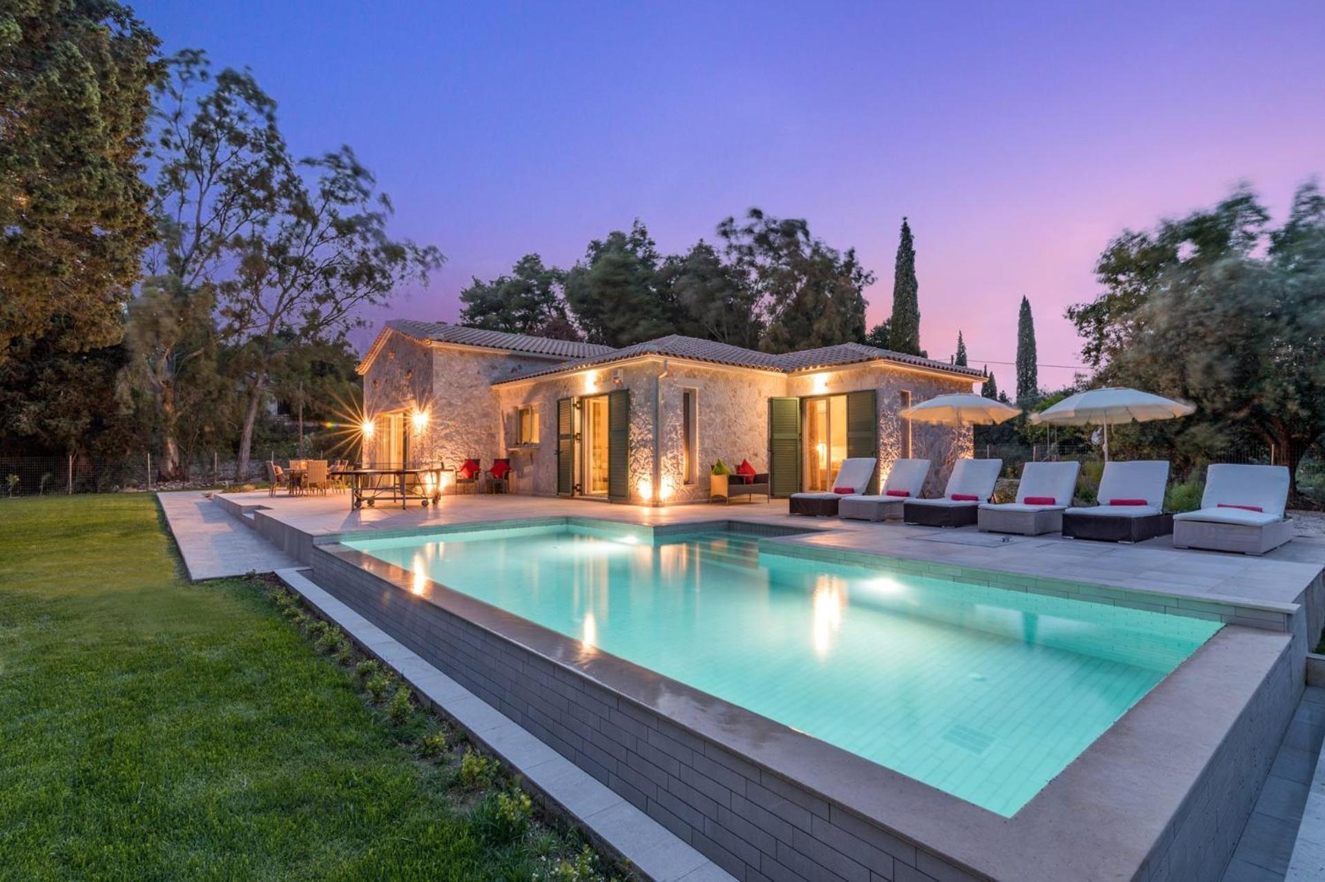 Astarte Villas - Laalu Private Villa With Pool Koukounaria ภายนอก รูปภาพ