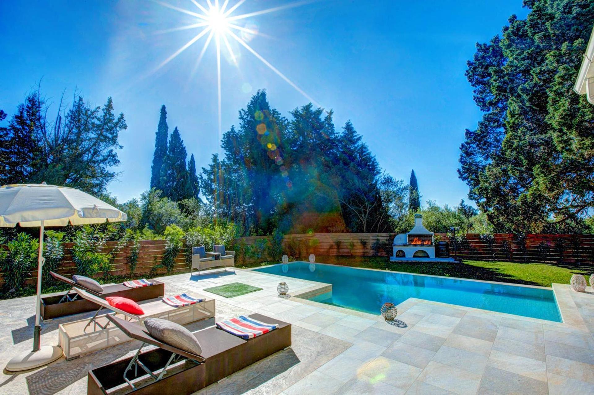 Astarte Villas - Laalu Private Villa With Pool Koukounaria ภายนอก รูปภาพ