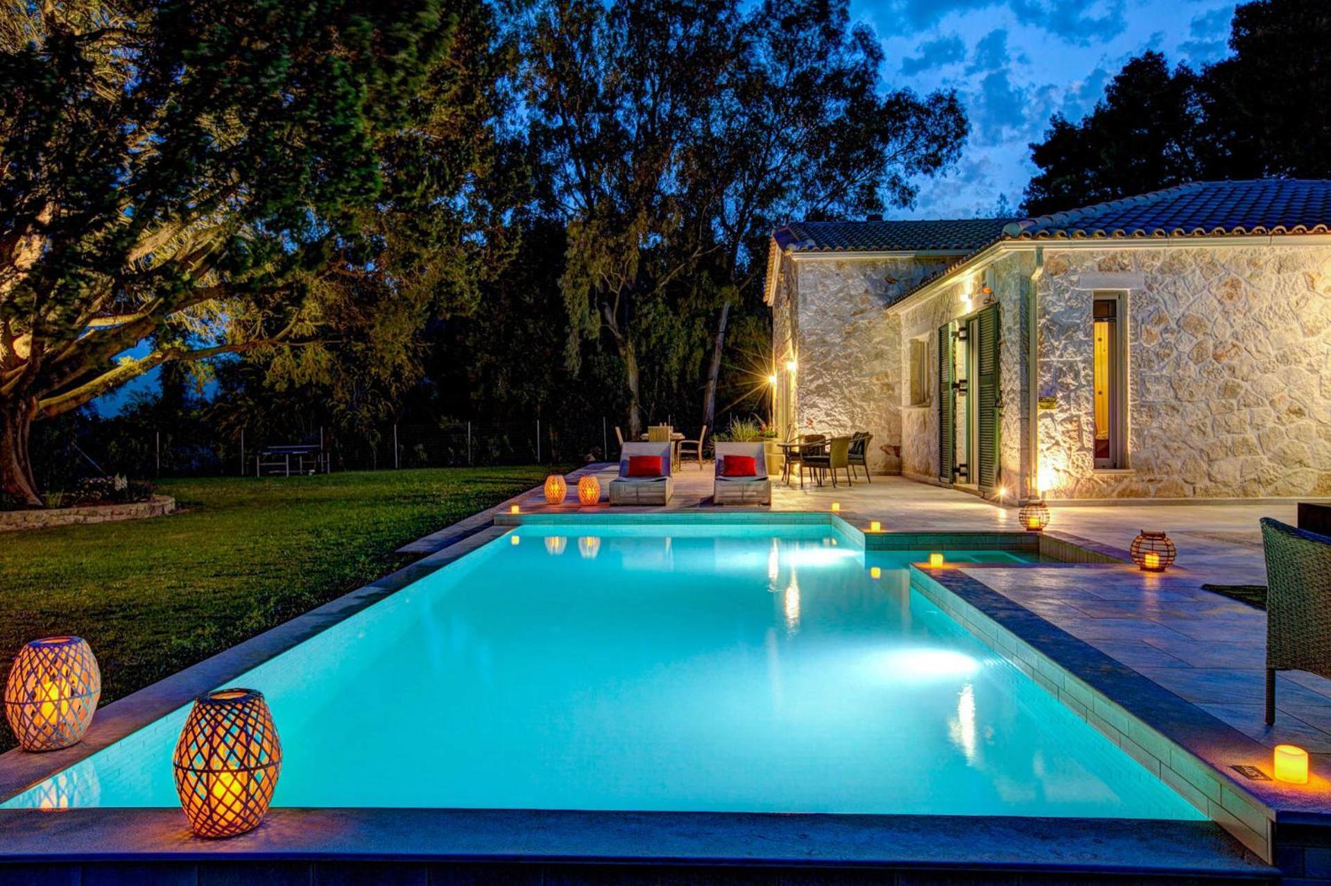 Astarte Villas - Laalu Private Villa With Pool Koukounaria ภายนอก รูปภาพ