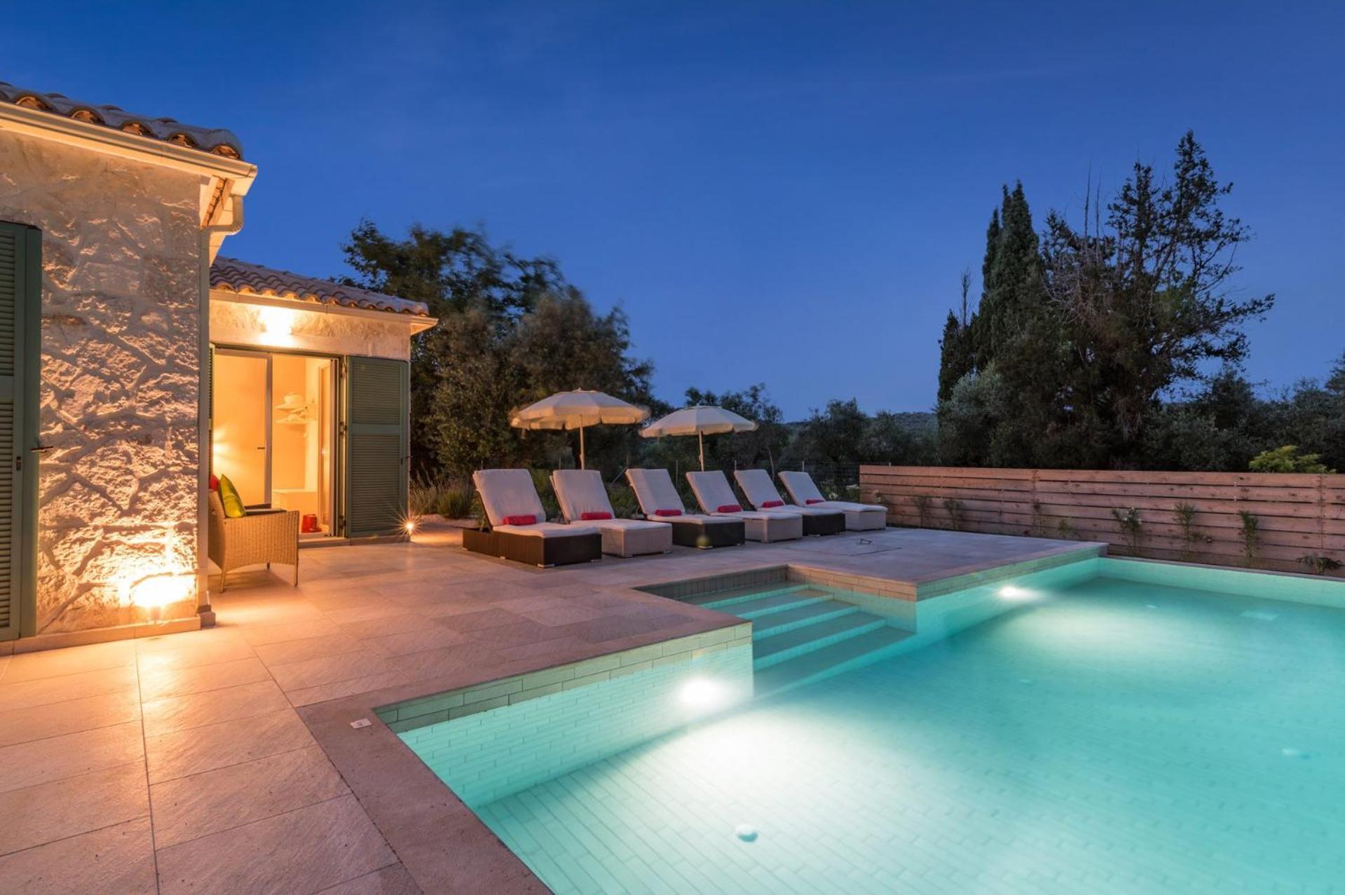 Astarte Villas - Laalu Private Villa With Pool Koukounaria ภายนอก รูปภาพ